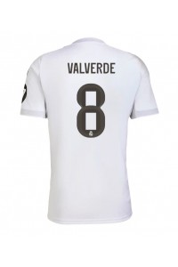 Real Madrid Federico Valverde #8 Fotballdrakt Hjemme Klær 2025-26 Korte ermer